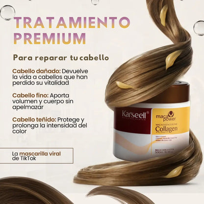 Mascarilla capilar hidratante y reparadora "Maca Care System"