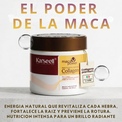 Mascarilla capilar hidratante y reparadora "Maca Care System"