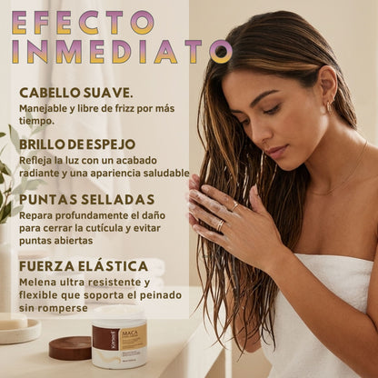 Mascarilla capilar hidratante y reparadora "Maca Care System"