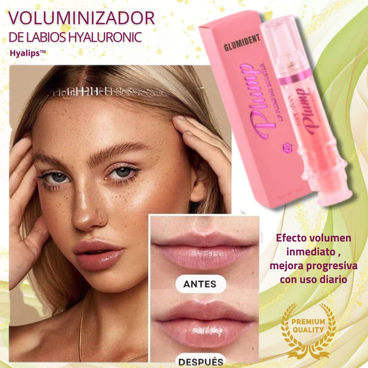 Brillo Voluminizador de Labios Hilauronic Hyalips™